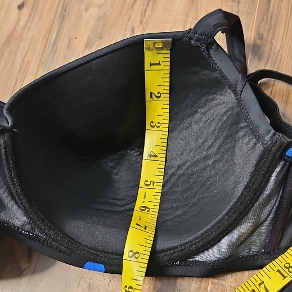 🌾Polka Dot Plus Size Bikini - Black and Blue NWOT - Picture 12 of 15